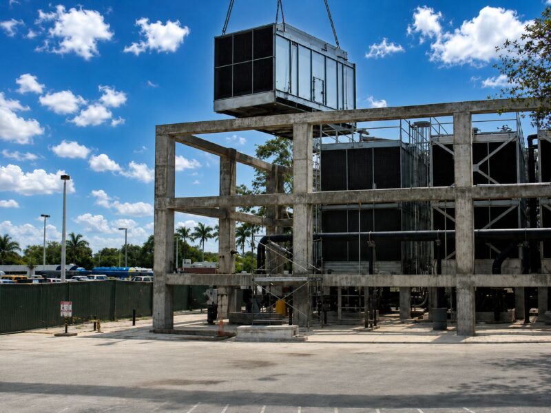 Baptist Hospital East Energy Center Cooling Towers